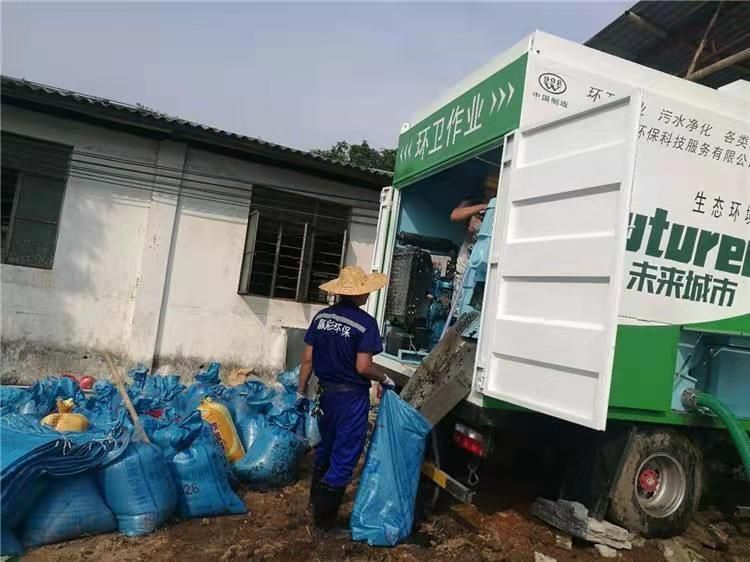 湖里工业污泥压干处理